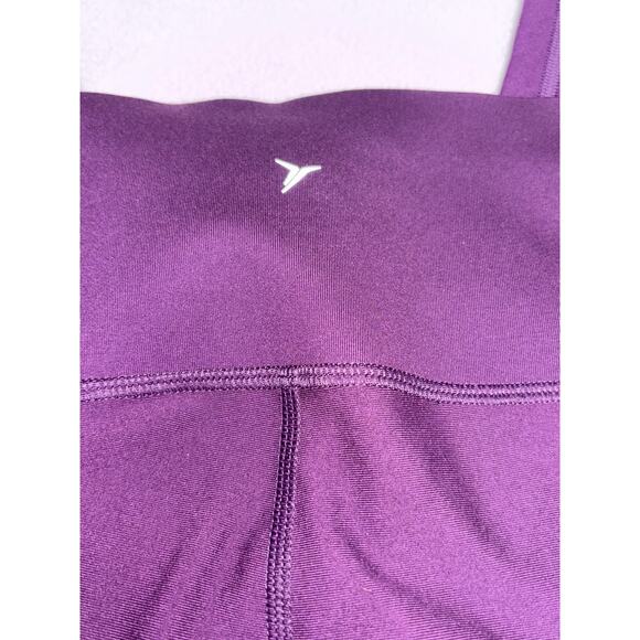 Old Navy Go Dry Active leggings 1x Plus Purple High Waist - Picture 4 of 10